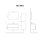 StoneArt Set Brugge BU-1001 weiß 100x56