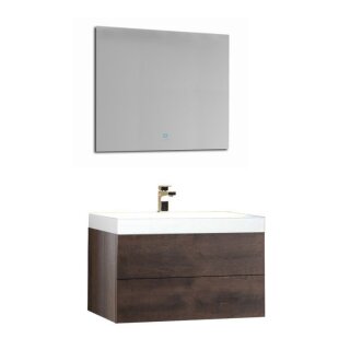 StoneArt Set Brugge BU-0801 Eiche dunkel 80x56