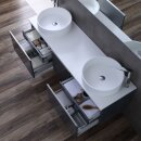StoneArt Milano ME-1600pro-6 weiß 160x45