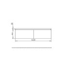StoneArt Milano ME-1600pro-2 Eiche hell 160x45