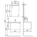 StoneArt Milano ME-0600 dunkelgrau 60x45
