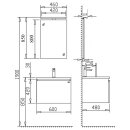 StoneArt Milano ME-0600 dunkelgrau 60x45