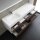 StoneArt Mailand ML-1600 weiß glänzend 160x48 links