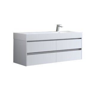 StoneArt Mailand ML-1400 weiß matt 140x48 rechts