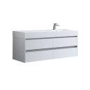 StoneArt Mailand ML-1400 weiß matt 140x48 rechts