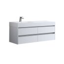 StoneArt Mailand ML-1400 weiß matt 140x48 links