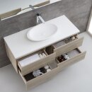 StoneArt Brugge BU-1201pro Eiche dunkel 120x50