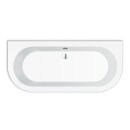 Vorwand Badewanne repaBAD Livorno 180/80 oval Wand