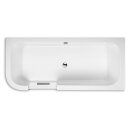Badewanne mit Tür repaBAD Livorno Easy 180 F links