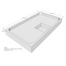 Schröder Duschwannenträger für Sito E 120x70