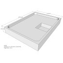 Schröder Duschwannenträger für Sito E 110x80