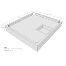 Schröder Duschwannenträger für Sito E 100x90