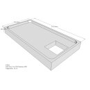 Schröder Duschwannenträger für Lyon E 140x70
