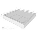 Schröder Duschwannenträger für Flat E 80x80