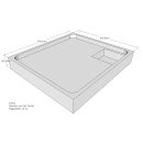 Schröder Duschwannenträger für Tia E 100x90