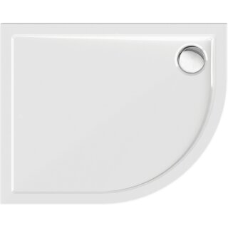 Schröder Viertelkreisduschwanne Sito R 80x100x2,5 cm R 55