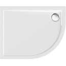 Schröder Viertelkreisduschwanne Sito R 80x100x2,5 cm...