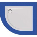 Schröder Viertelkreisduschwanne Sito R 90x80x2,5 cm...