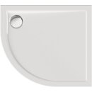 Schröder Viertelkreisduschwanne Sito R 90x80x2,5 cm...