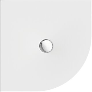 Schröder Viertelkreisduschwanne Flat New R 90x90x1,5 cm