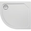 Schröder Viertelkreisduschwanne Asta R 100x90x2,5 cm...