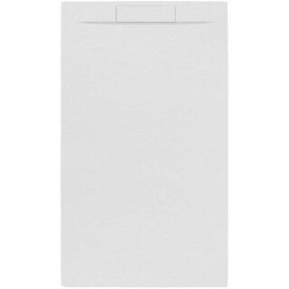 Schröder Rechteckduschwanne Slatestone Cover E 160x80 cm weiß