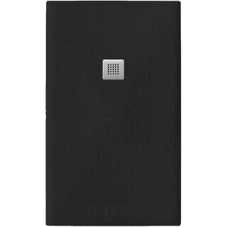 Schröder Rechteckduschwanne Slatestone L E 120x120 cm anthrazit