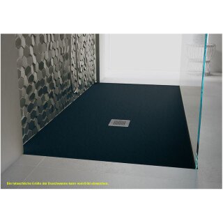 Schröder Rechteckduschwanne Slatestone H E 120x90 cm