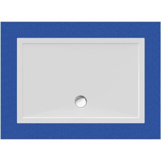 Schröder Viereckduschwanne Deepstone E 120x80x2 cm weiß