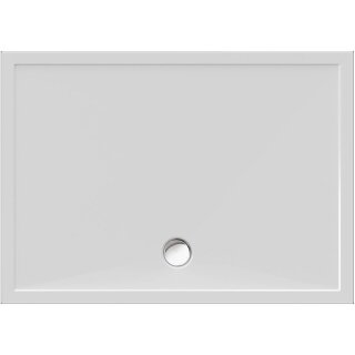 Schröder Viereckduschwanne Deepstone E 140x100x2 cm weiß