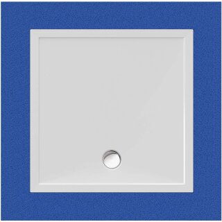 Schröder Viereckduschwanne Deepstone E 100x100x2 cm weiß