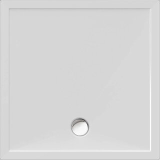 Schröder Viereckduschwanne Deepstone E 100x100x2 cm weiß