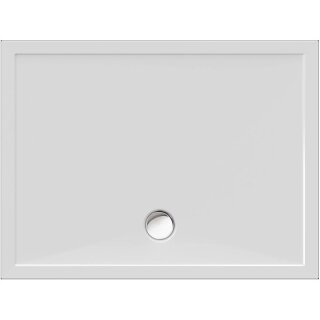 Schröder Viereckduschwanne Deepstone E 120x90x2 cm weiß