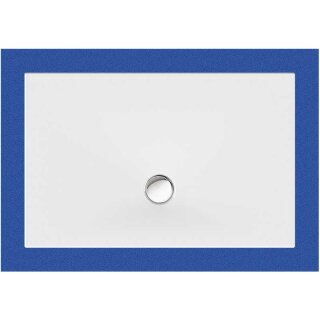 Schröder Viereckduschwanne Flat New E 130x70x2 cm weiß