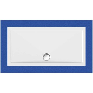 Schröder Viereckduschwanne Sito E 140x70x2,5 cm weiß