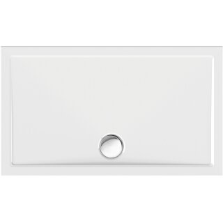 Schröder Rechteckduschwanne Sito E 120x70x2,5 cm weiß