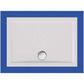Schröder Viereckduschwanne Sito E 110x80x2,5 cm weiß