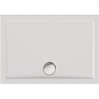 Schröder Rechteckduschwanne Sito E 110x80x2,5 cm weiß