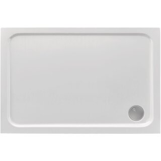 Schröder Rechteckduschwanne Tiato E 100x70x3 cm weiß