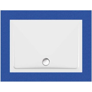 Schröder Viereckduschwanne Arenal E 120x80x2,5 cm weiß