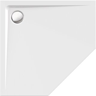 Schröder 5-Eckduschwanne Arenal F 100 x 100 x 2,5 cm weiß