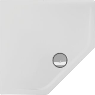 Schröder 5-Eckduschwanne Adria F 100x100x2,5 cm weiß