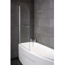 Schröder Duschabtrennung zur Badewanne Compact links