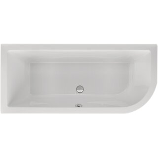Schröder Eckvorwandwanne Lupor 180x80x50 cm links weiß