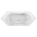 Schröder 6-Eckwanne Bora 190x80x44 cm weiß