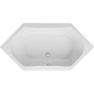 Schröder 6-Eckwanne Ina 200x100x40,5 cm weiß