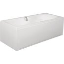 Schröder Rechteckwanne Tulu 180x80x45 cm weiß mit Griffe Chrom