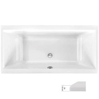 Schröder Rechteckwanne Malibu Eco Slim 170x75x42,5 cm weiß