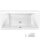 Schröder Rechteckwanne Malibu Eco Slim 170x75x42,5 cm weiß