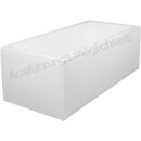 Schröder Rechteckwanne Crown 180x80x45 cm weiß